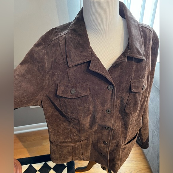 Womens Brown Croft & barrow jacket/blazer. Size xl. - Picture 2 of 10